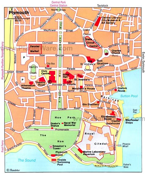 Plymouth Map .